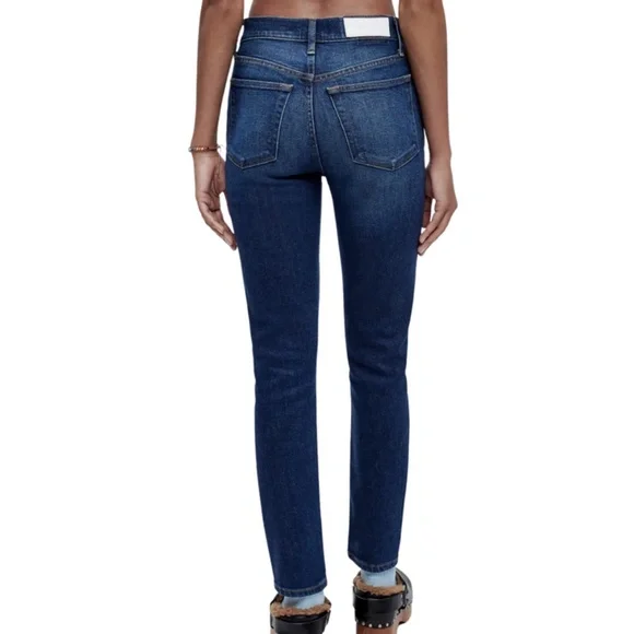 Re/Done Jeans Indigo Cropped Straight Legs/ S 26